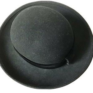 LiteFelt Women's Hat Black Wool Fedora